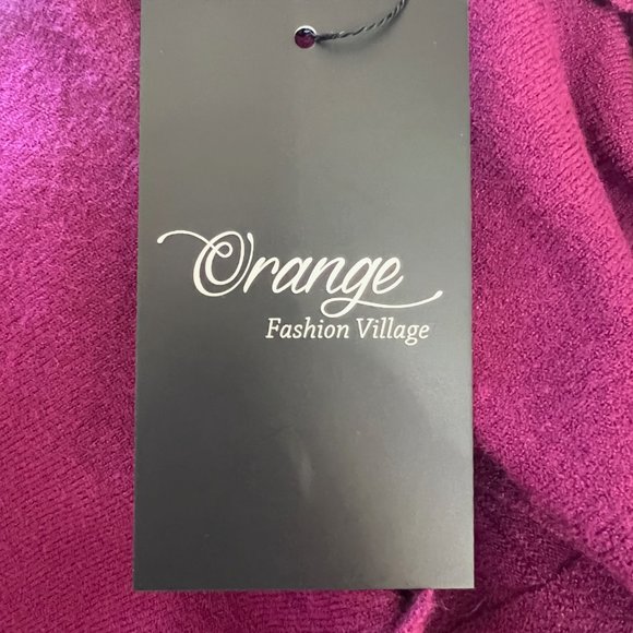 NEW CASHMERE FEEL BOAT NECK TUNIC TOP WITH SLEEVE DETAIL HOT PINK - Picture 10 of 11